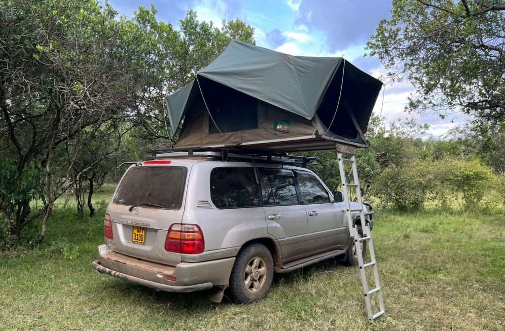 Safari Roof top tent car rental